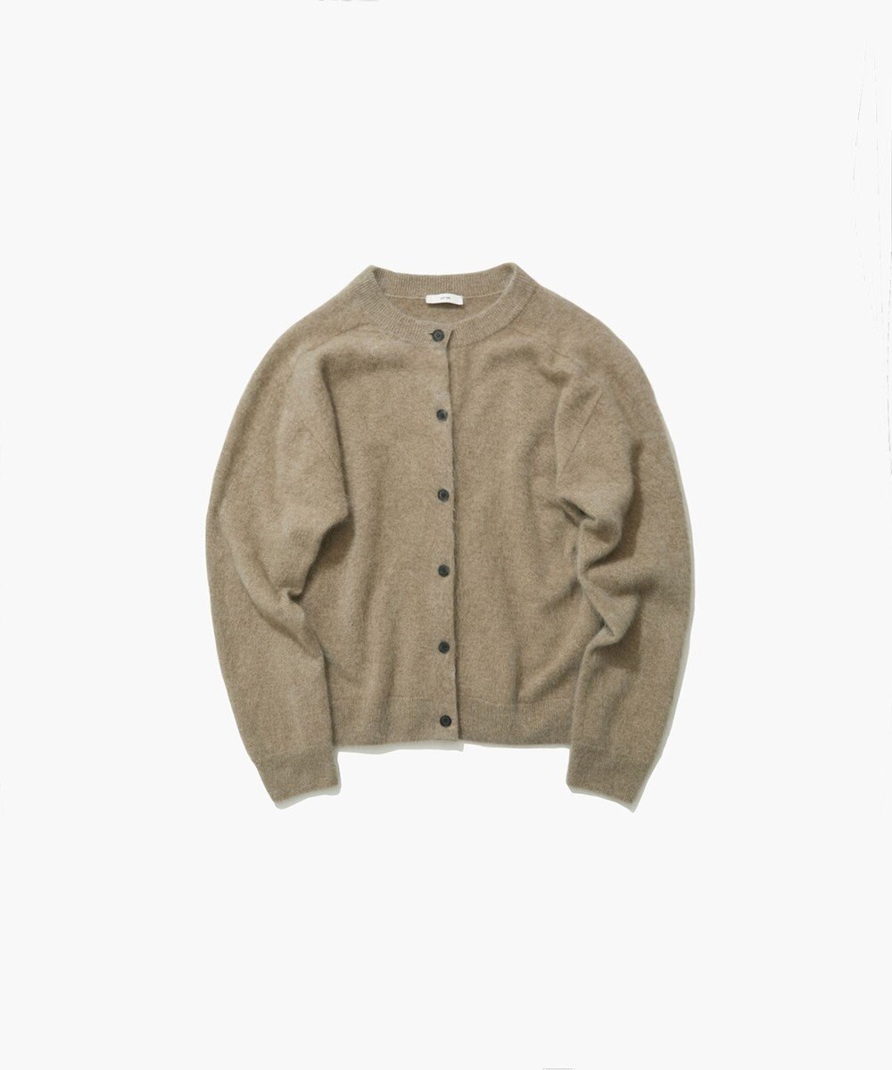 ATON ROYAL CASHMERE FUR | クルーネックカーディガン 