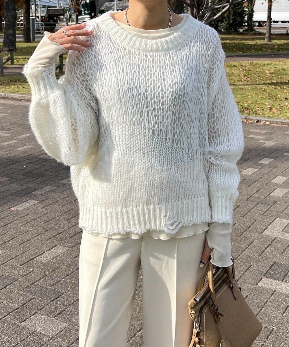 Green Parks シアーベロアプルオーバー 