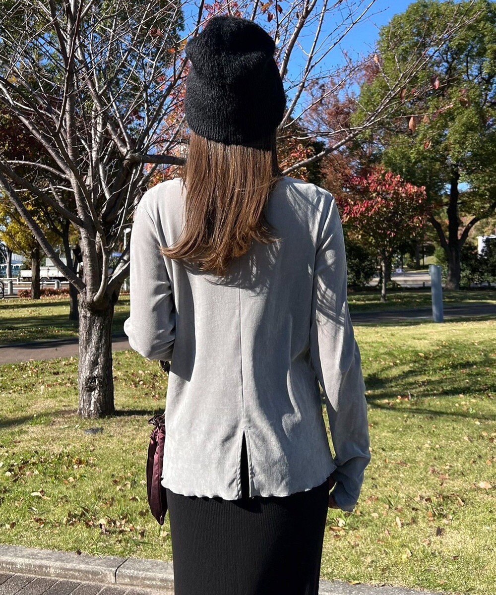 Green Parks シアーベロアプルオーバー 