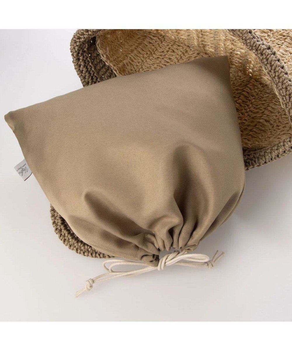 UNBILLION cachecache ペーパー切り替え横編みトートバッグ 