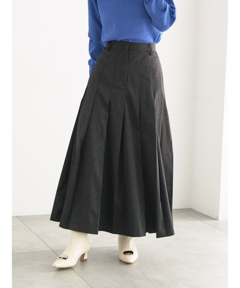 Te chichi チェックアソートロングプリーツスカート 