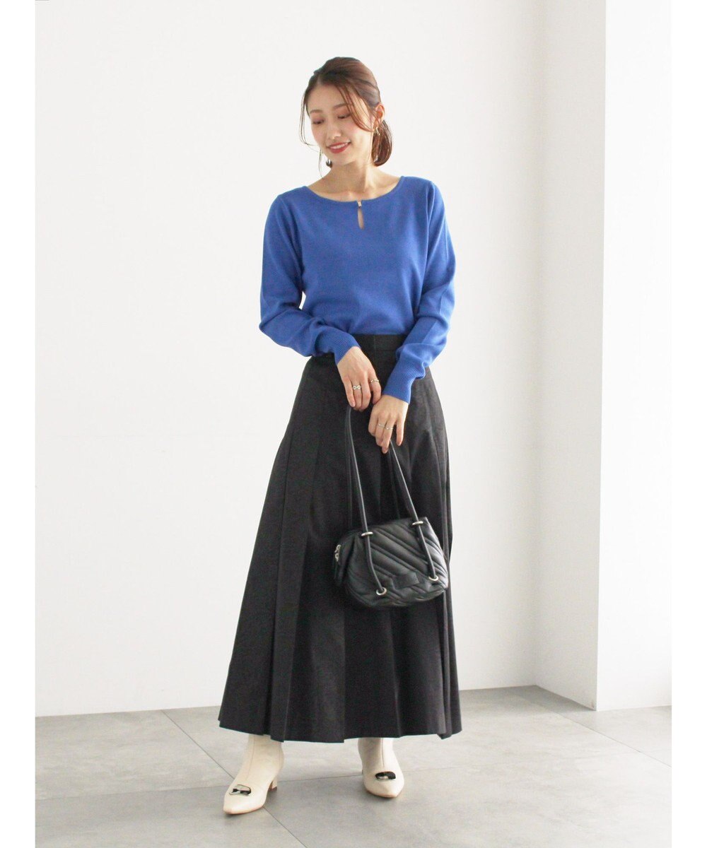 Te chichi チェックアソートロングプリーツスカート 