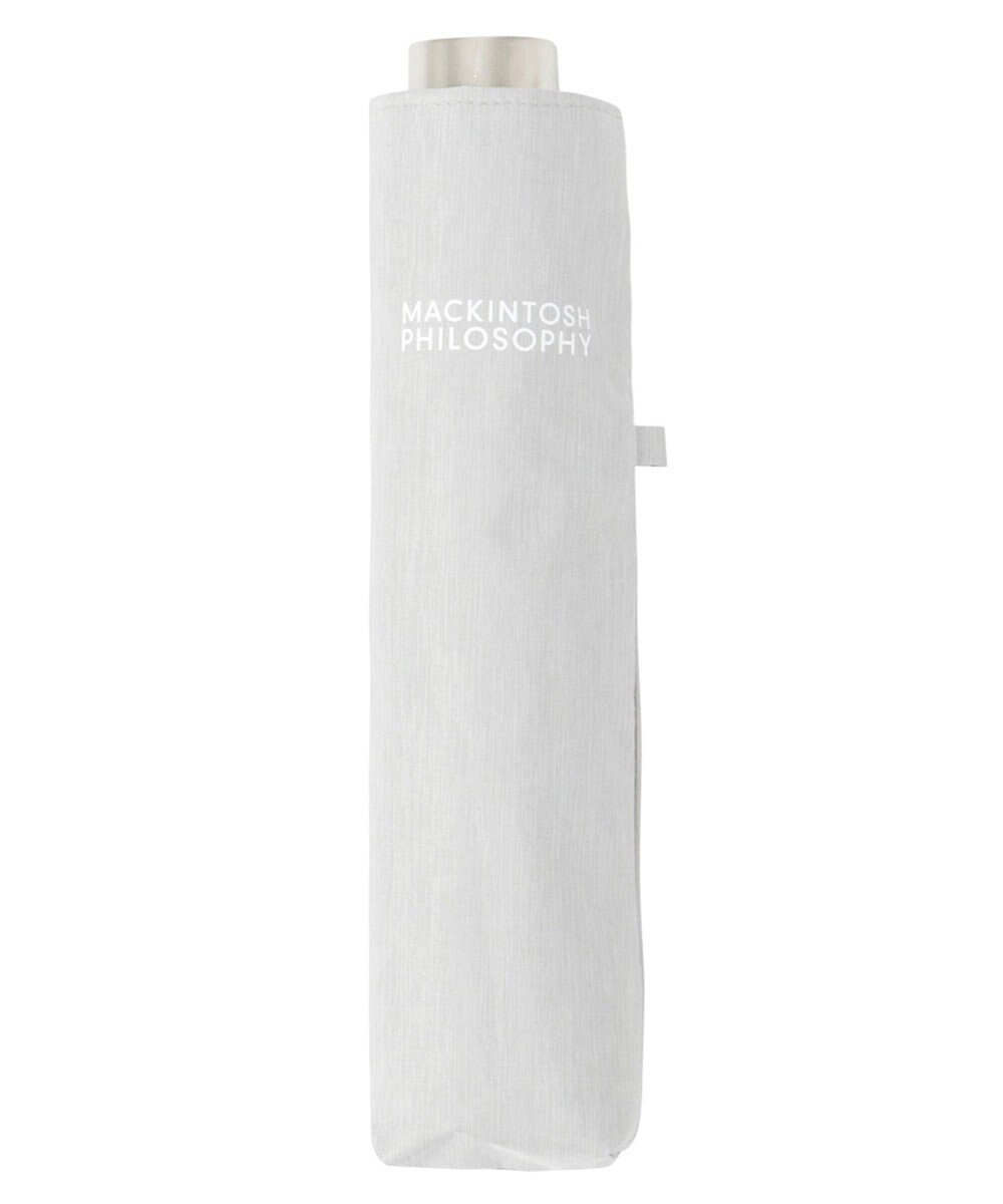 MOONBAT 【フワクール生地使用/軽量】MACKINTOSH PHILOSOPHY 遮光 晴雨兼用 折りたたみ日傘 シャンブレー 