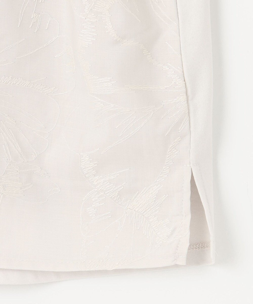 J.PRESS LADIES 【洗える】シアーエンブロイダリー カットソー 