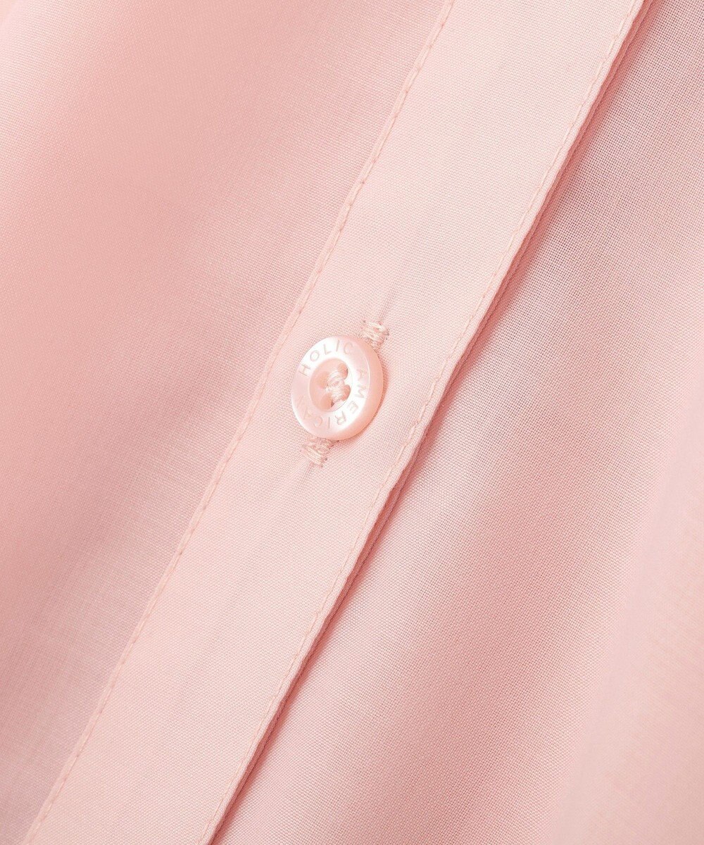 AMERICAN HOLIC 【イージーケア】シアーラウンドシャツ 