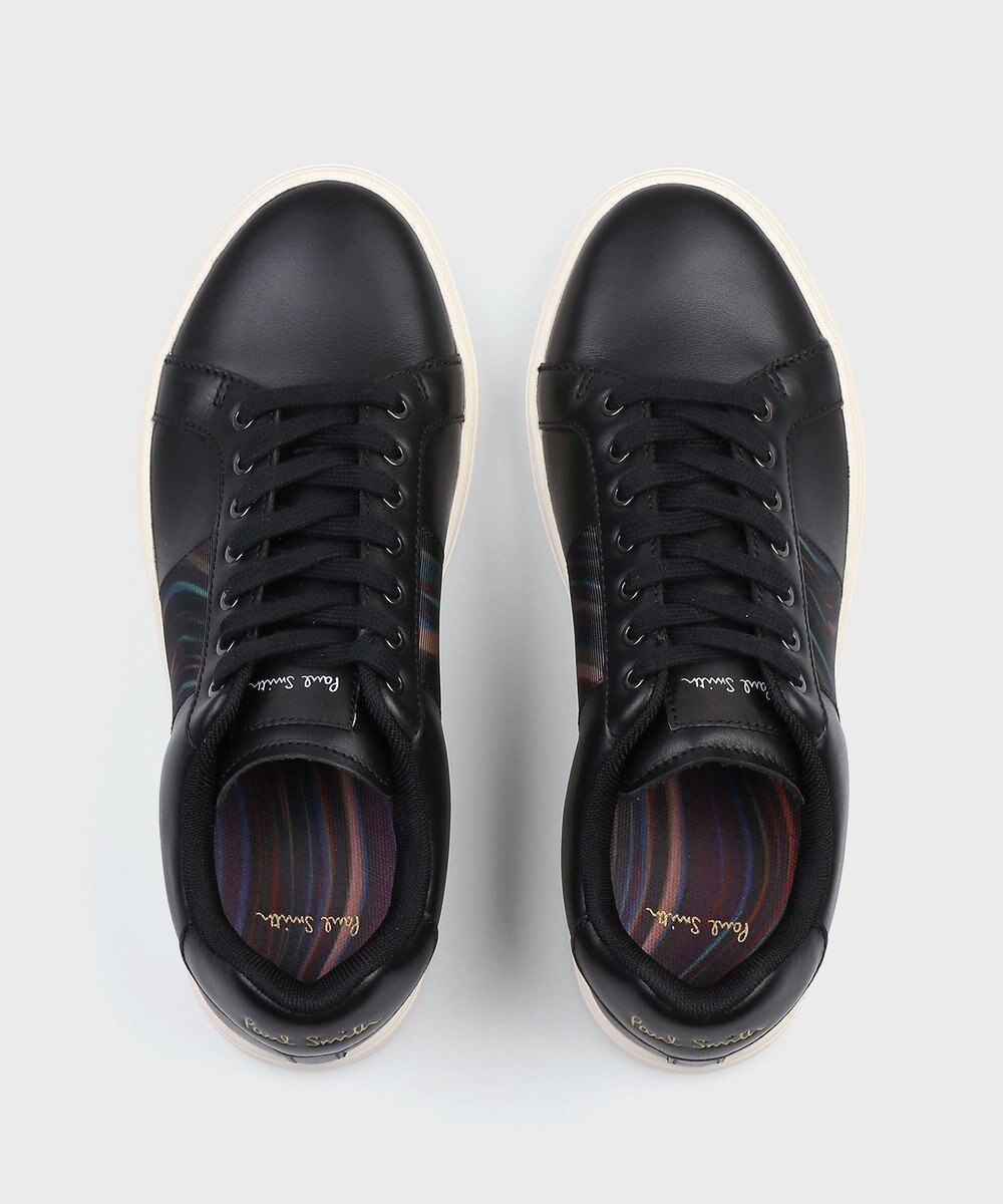 Paul Smith Winter Swirl Lapin ブラックレザー スニーカー 