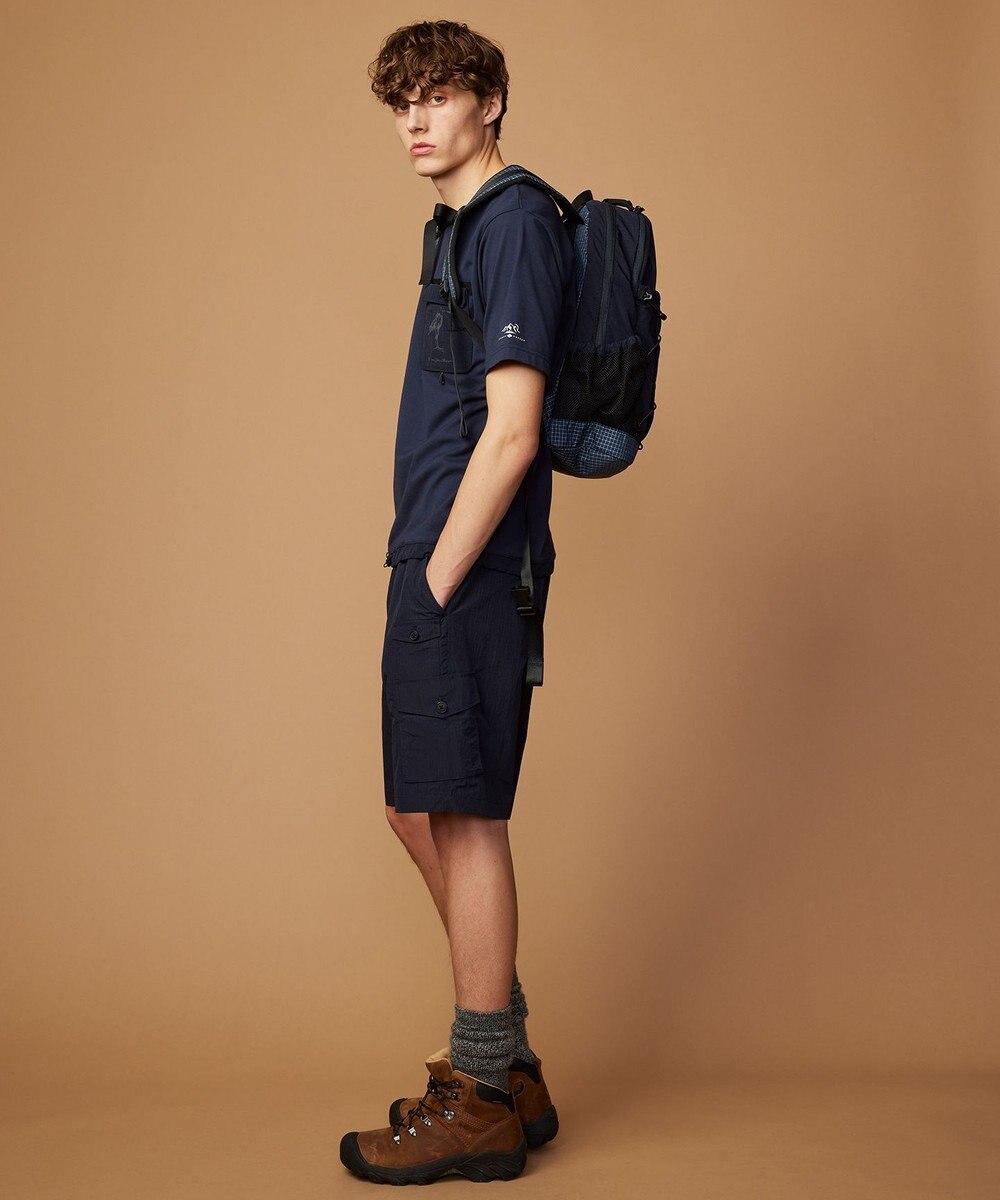 JOSEPH ABBOUD MOUNTAIN 【CREA掲載・軽量/ECO撥水】ナイロンリップクロス バックパック 21L 