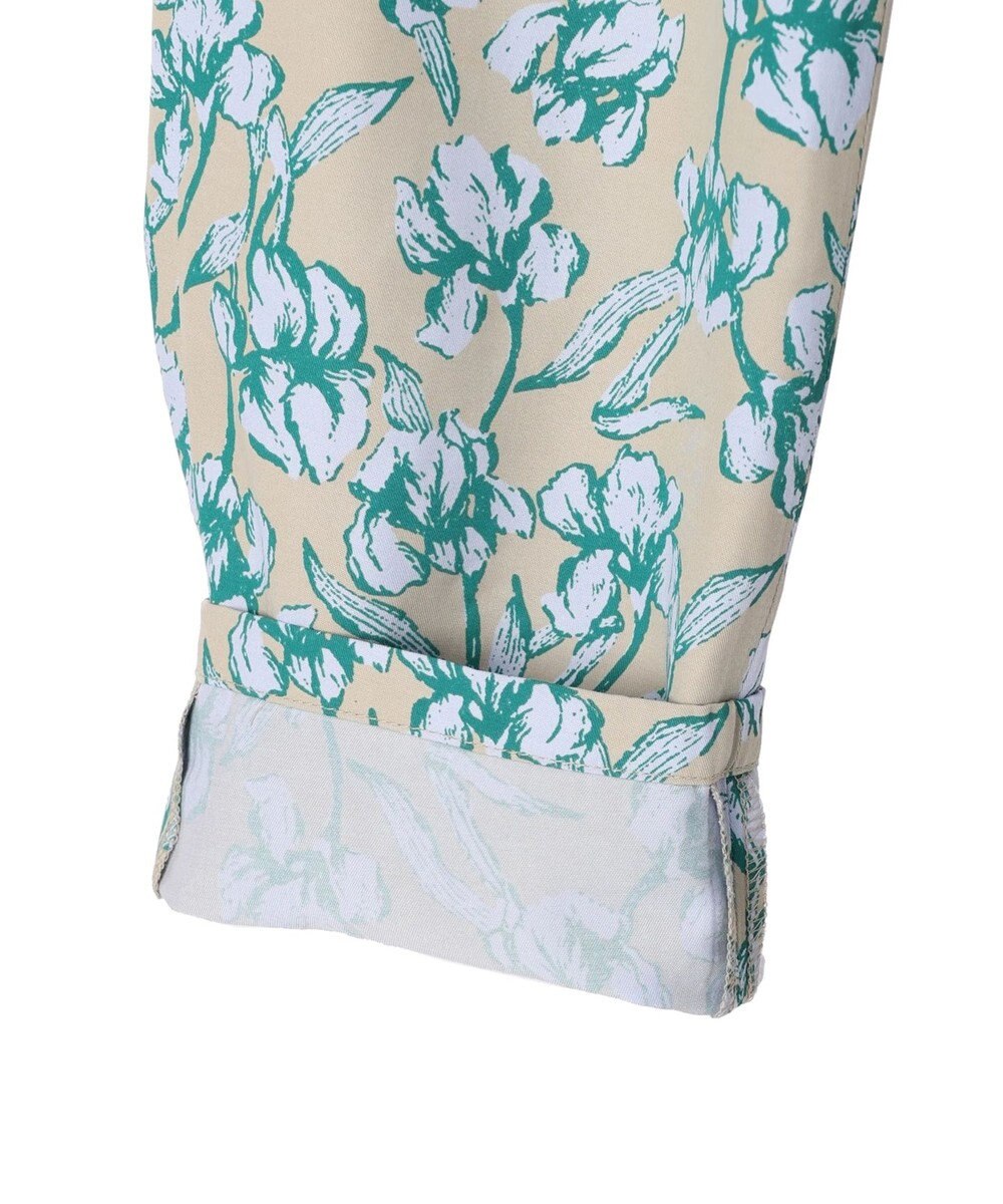 Green Parks Ｂ．レーヨン混プリントパンツ 