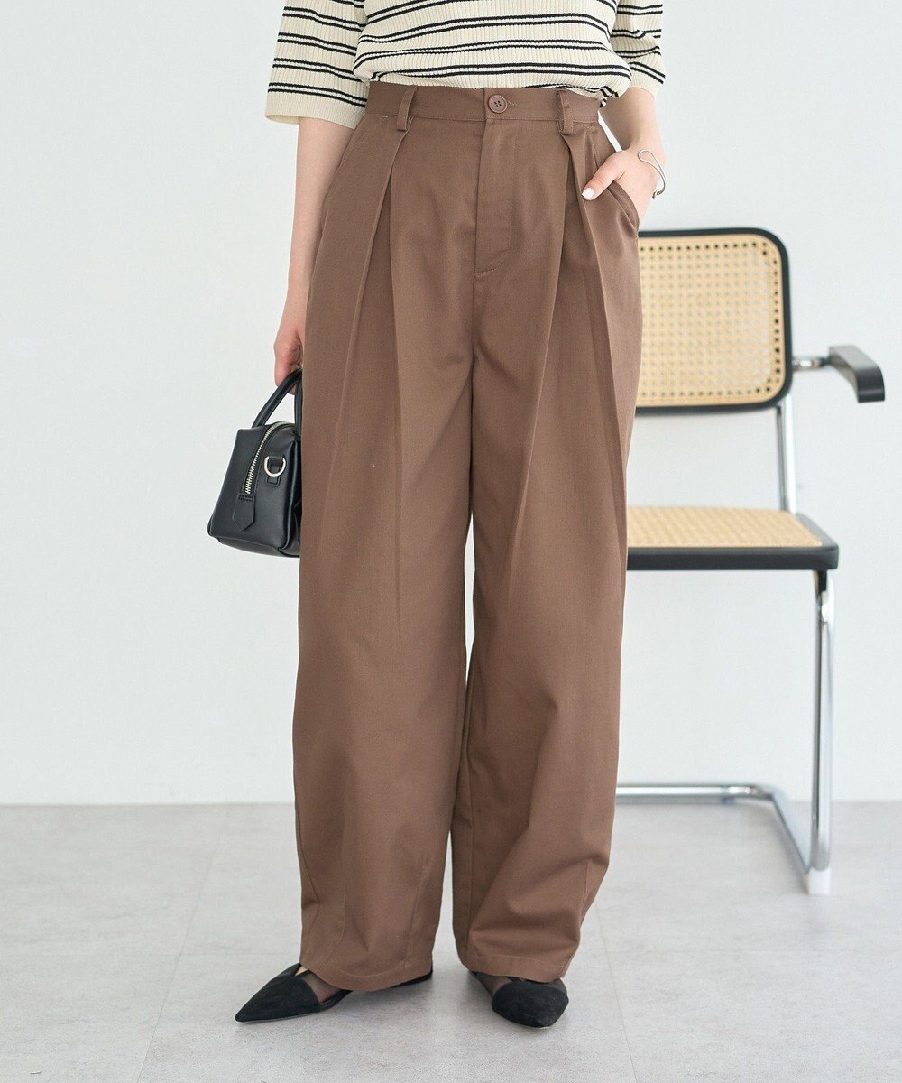 earth music&ecology チノタックパンツ 