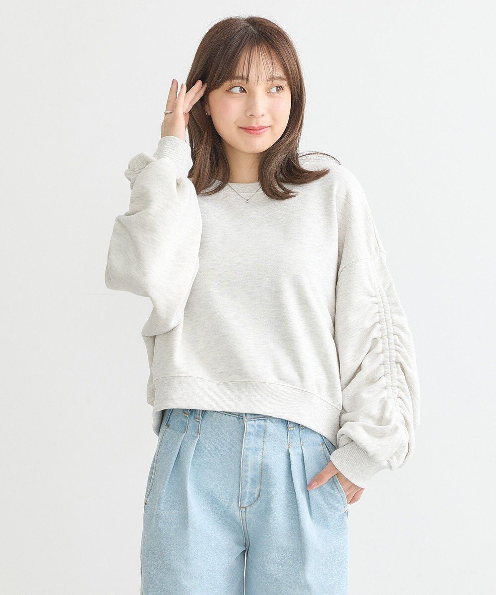 earth music&ecology ドロストスリーブスウェット 