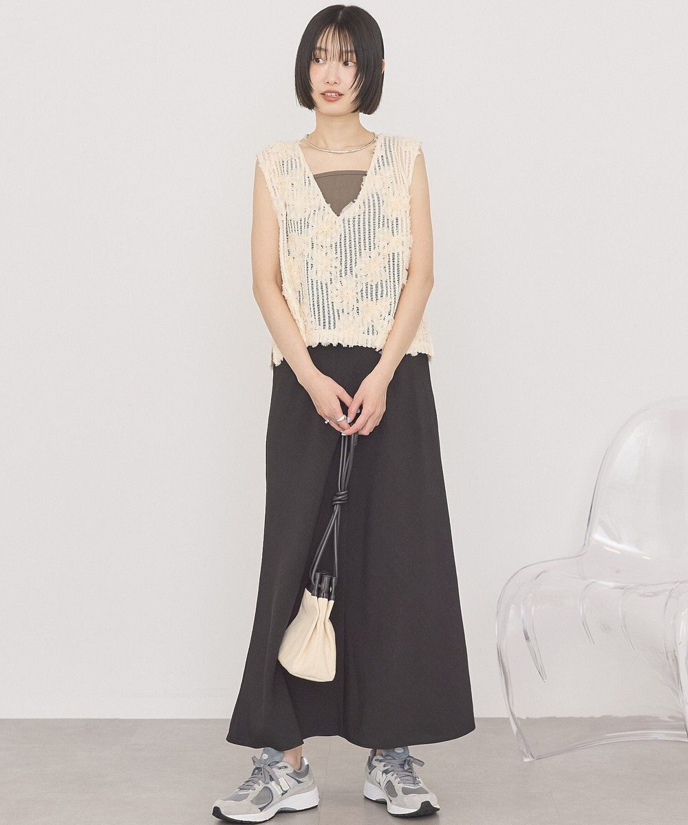 AMERICAN HOLIC リネンライクマーメイドスカート 