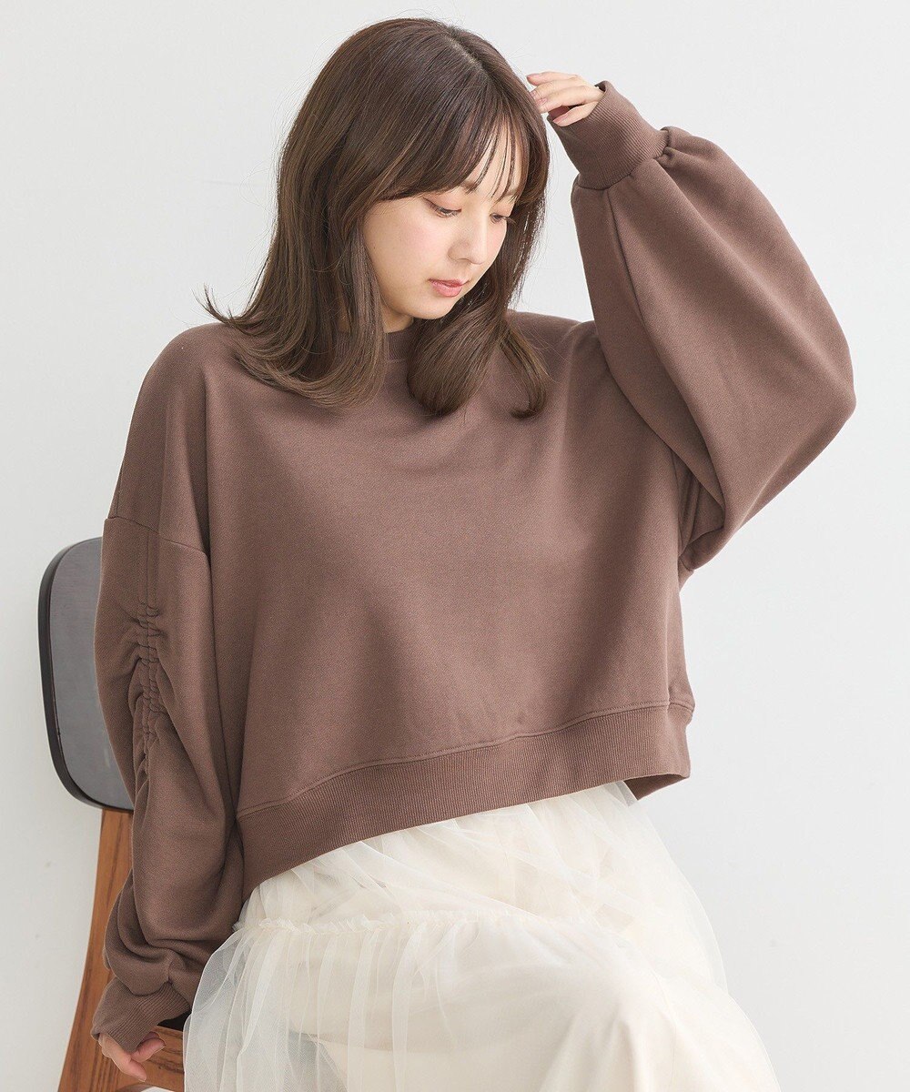 earth music&ecology ドロストスリーブスウェット 