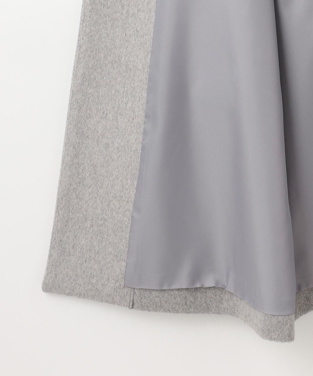 Feroux ウール混 Aラインコート 