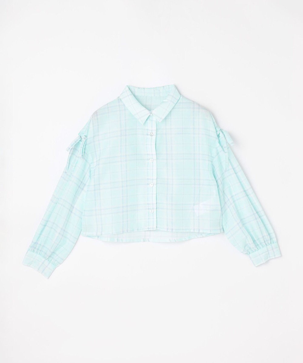 ANY KIDS シアーチェックシャツ 