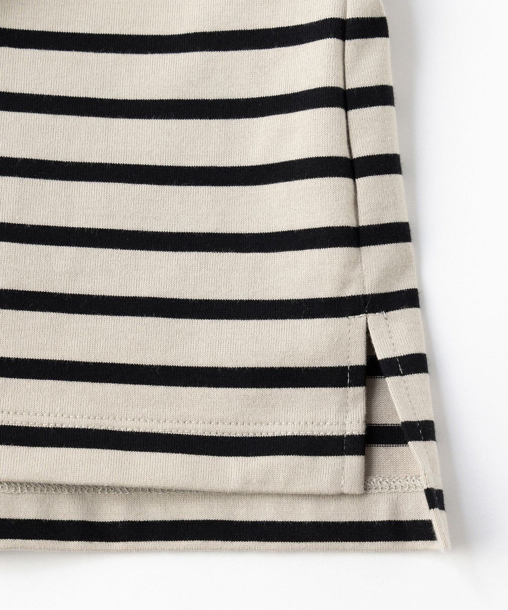 UNFILO 【洗える】ボーダーワイドTシャツ 