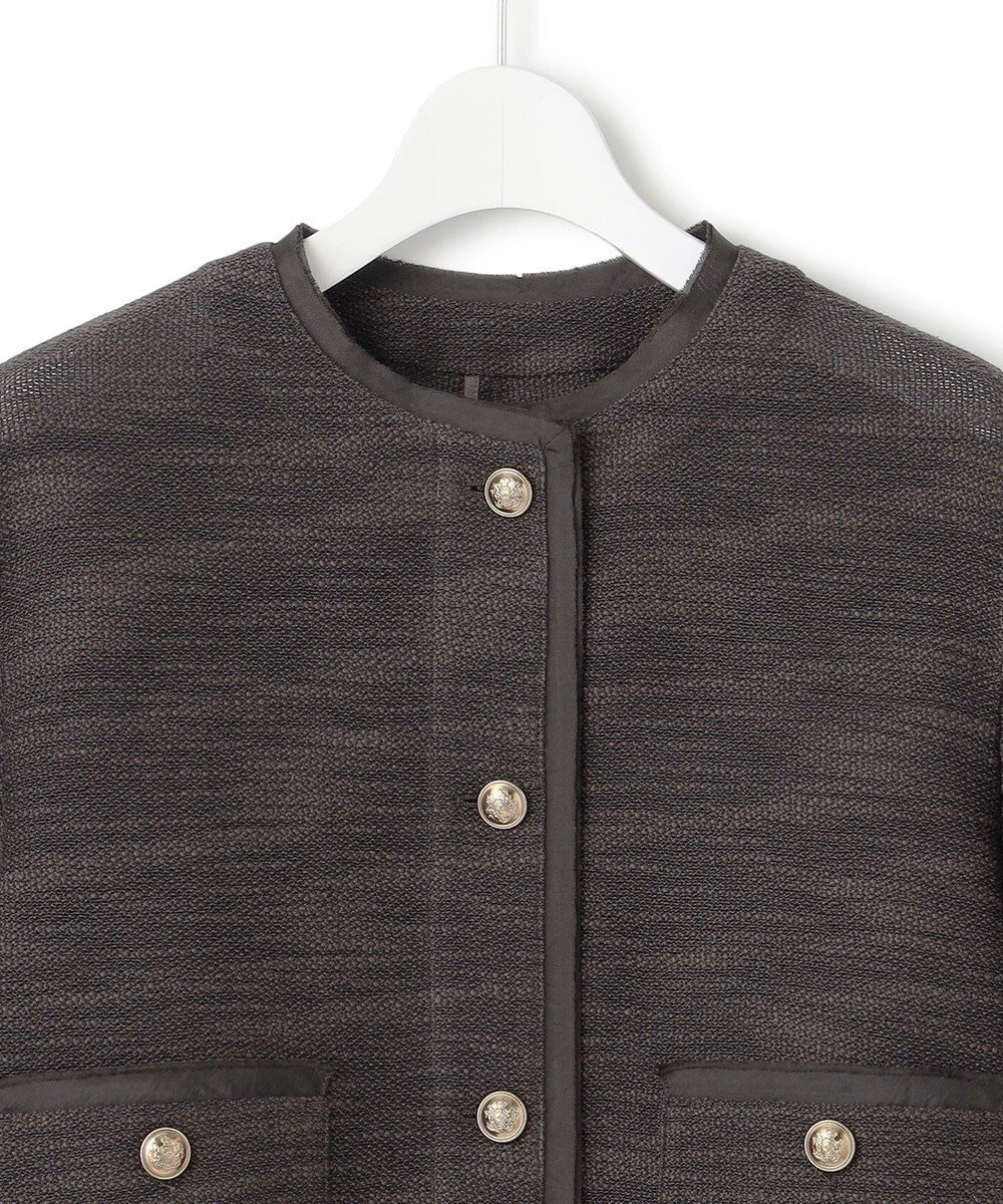 23区 サマーツイード 7分袖 ジャケット 