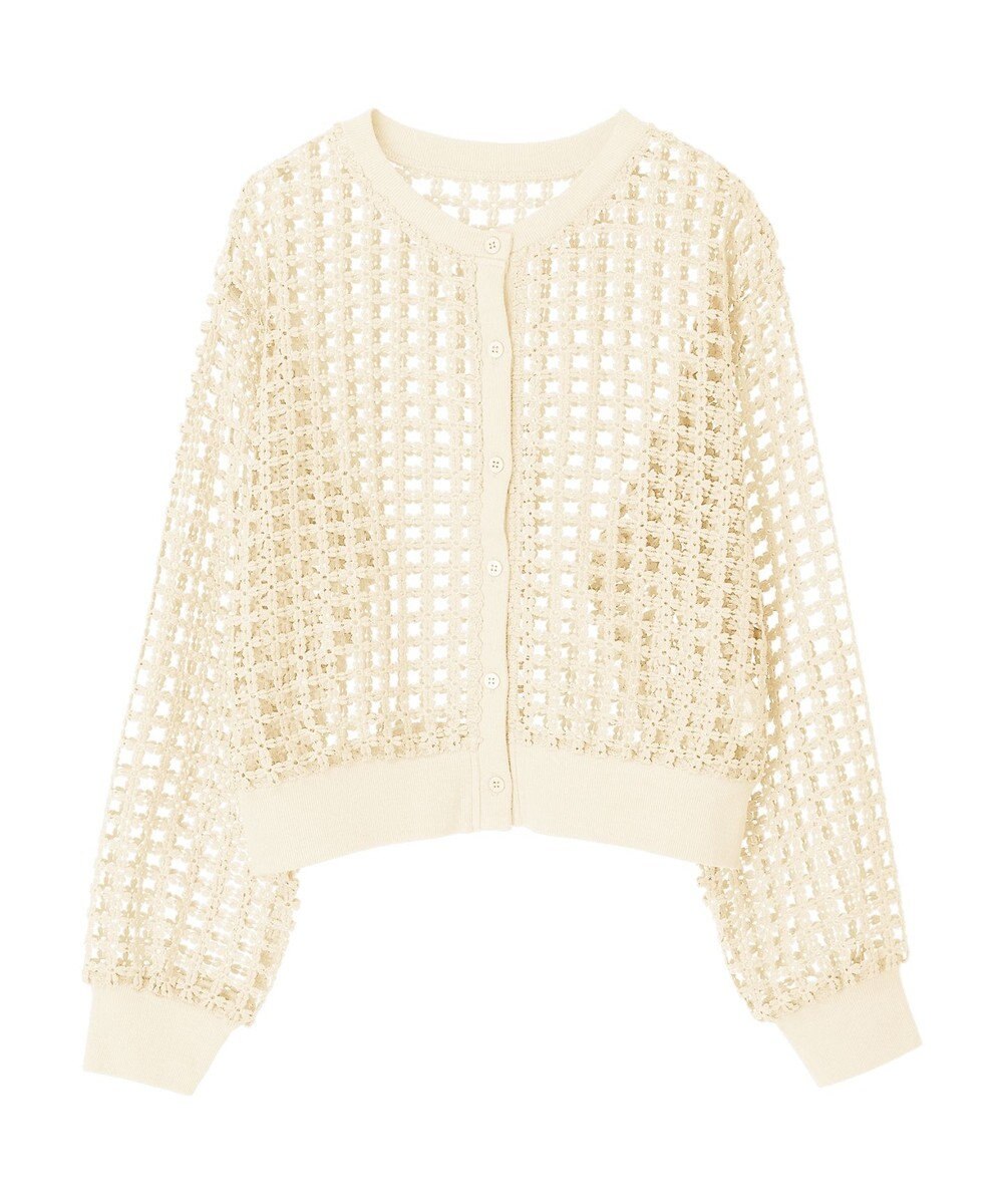 Green Parks ・ＳＵＧＡＲ　ＳＰＯＯＮ　ハナレースカーディガン 