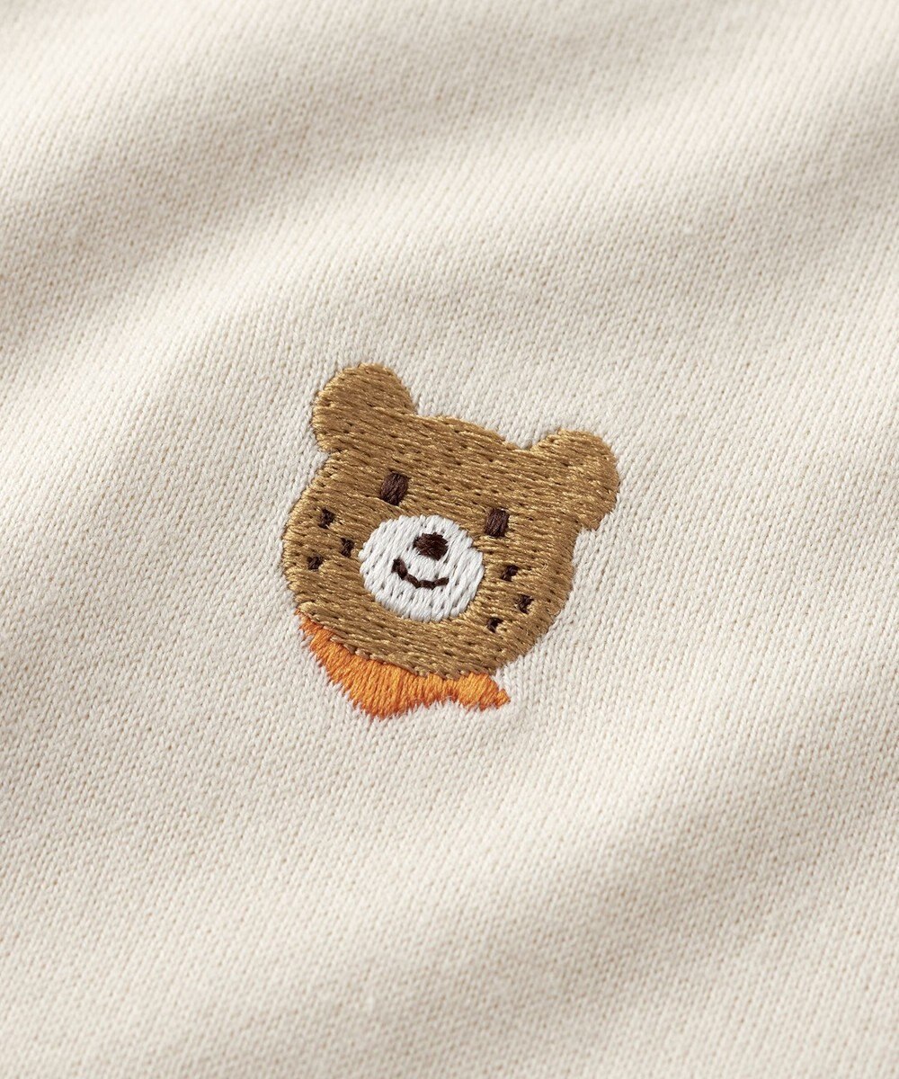 MIKI HOUSE HOT BISCUITS 【70-120cm】【Everyday Series】ワンポイント 長袖Tシャツ 