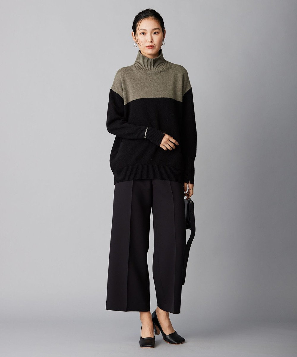 ICB L 【新色追加・WEB限定カラーあり】 ソフトカシミヤミックス ハイネックニット 