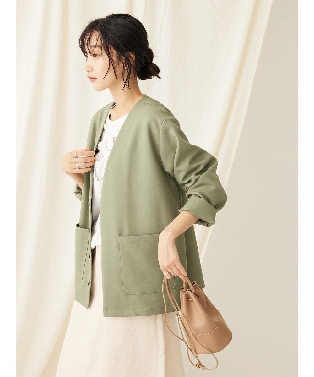 CRAFT STANDARD BOUTIQUE 【イージーケア】ＶネックカーディガンＪＫＴ 