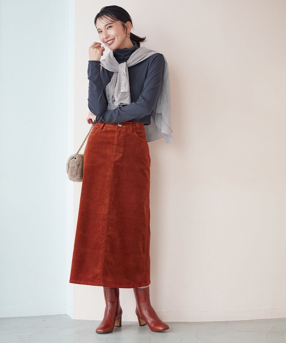 23区 【洗える】スムージーコットン シアー ニット 