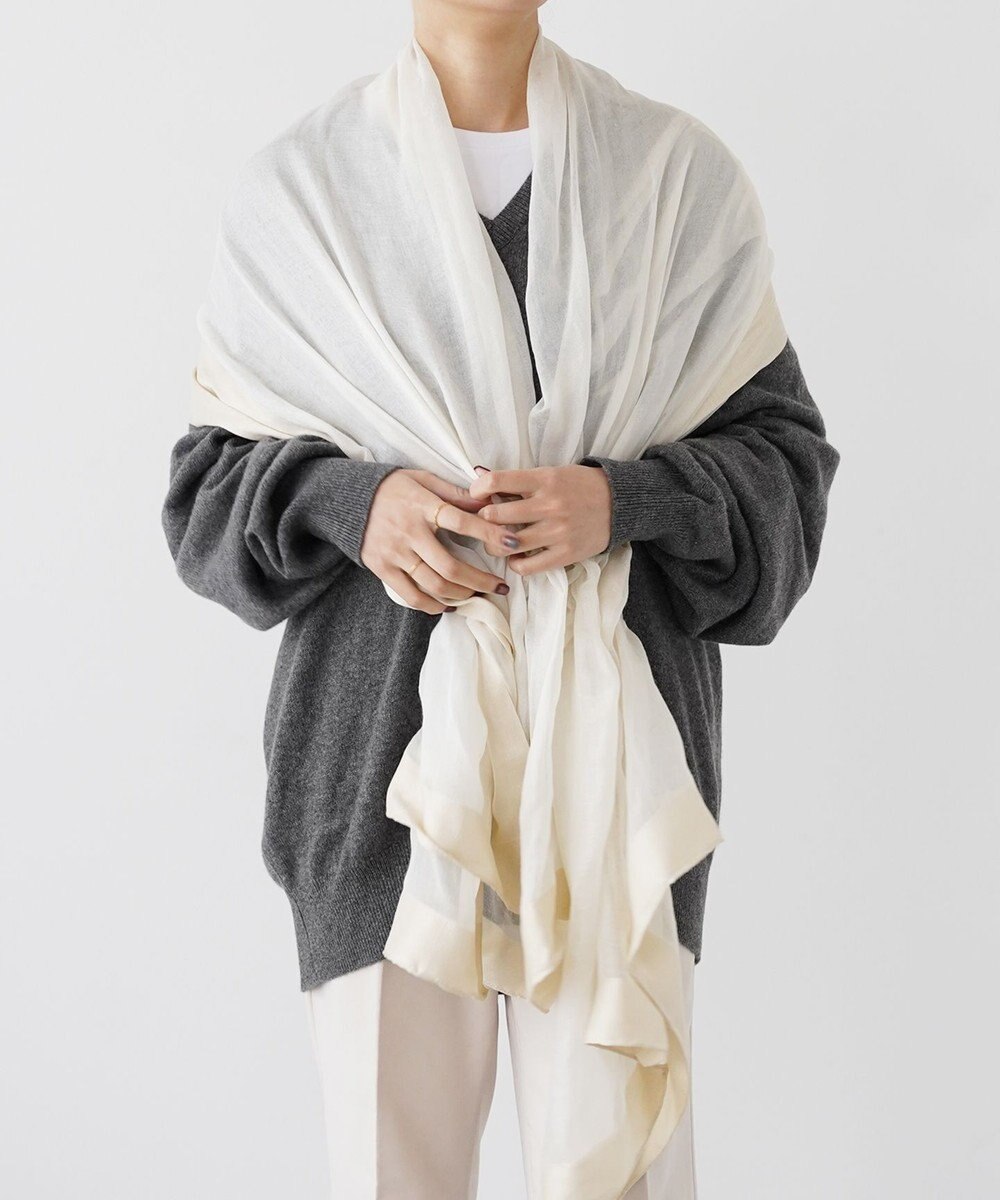 muto frame シルクカシミヤストール 