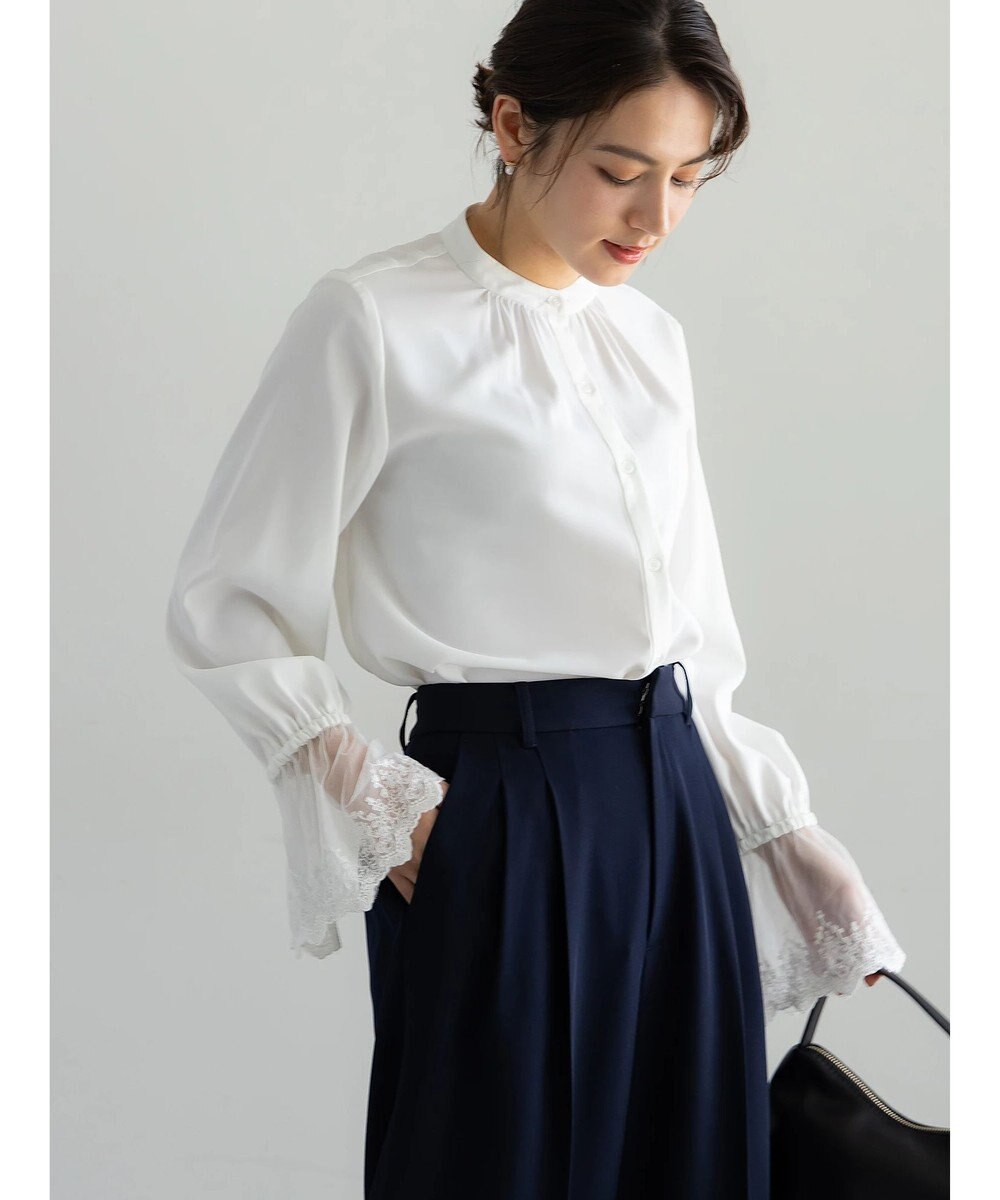 Te chichi 【セレモニーアイテム】レースカフスブラウス 