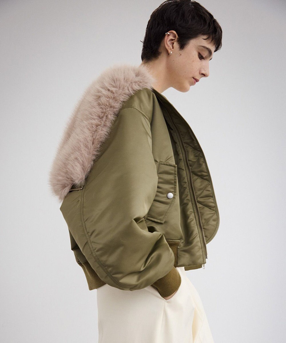 NAVE 【Nave】ファーカラーMA-1 