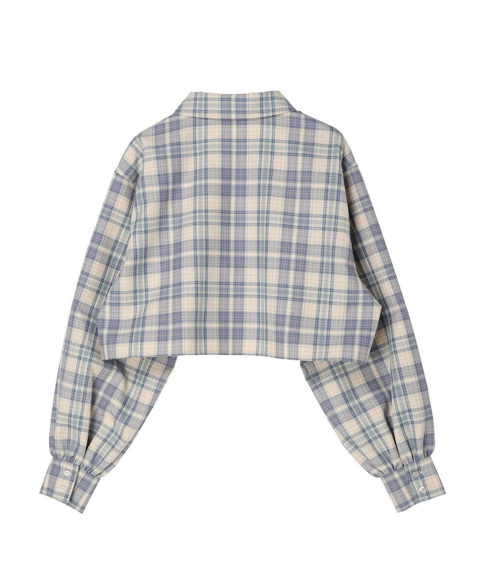 earth music&ecology ＣＨＥＣＫショートシャツジャケット 