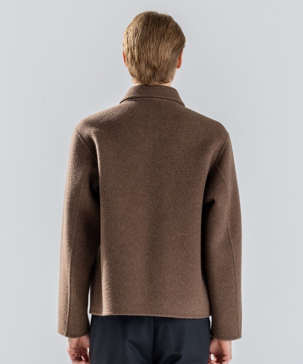 JOSEPH HOMME 【新素材】ウールキャメルリバー　ジップアップブルゾン 