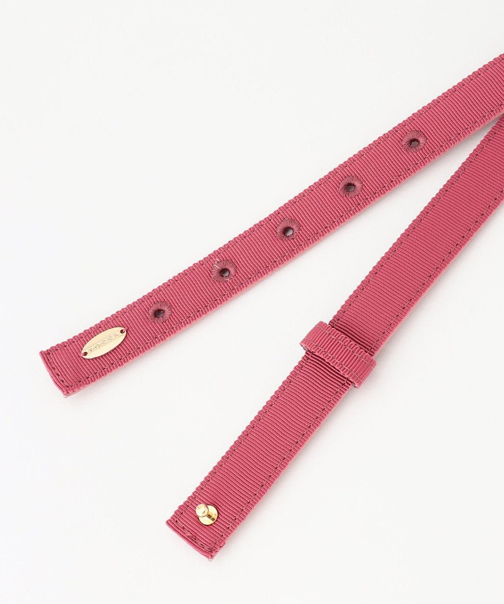 TOCCA CLOVER BUCKLE RIBBON BELT ベルト 