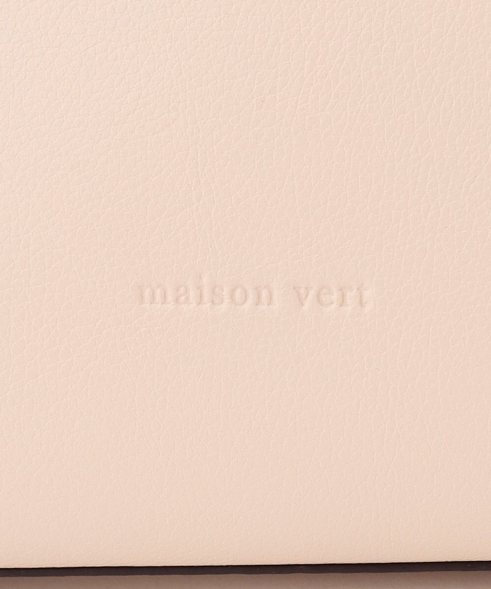 LA BAGAGERIE 【maison vert】 【超軽量・多収納】バイカラーリボンショルダーバッグ 