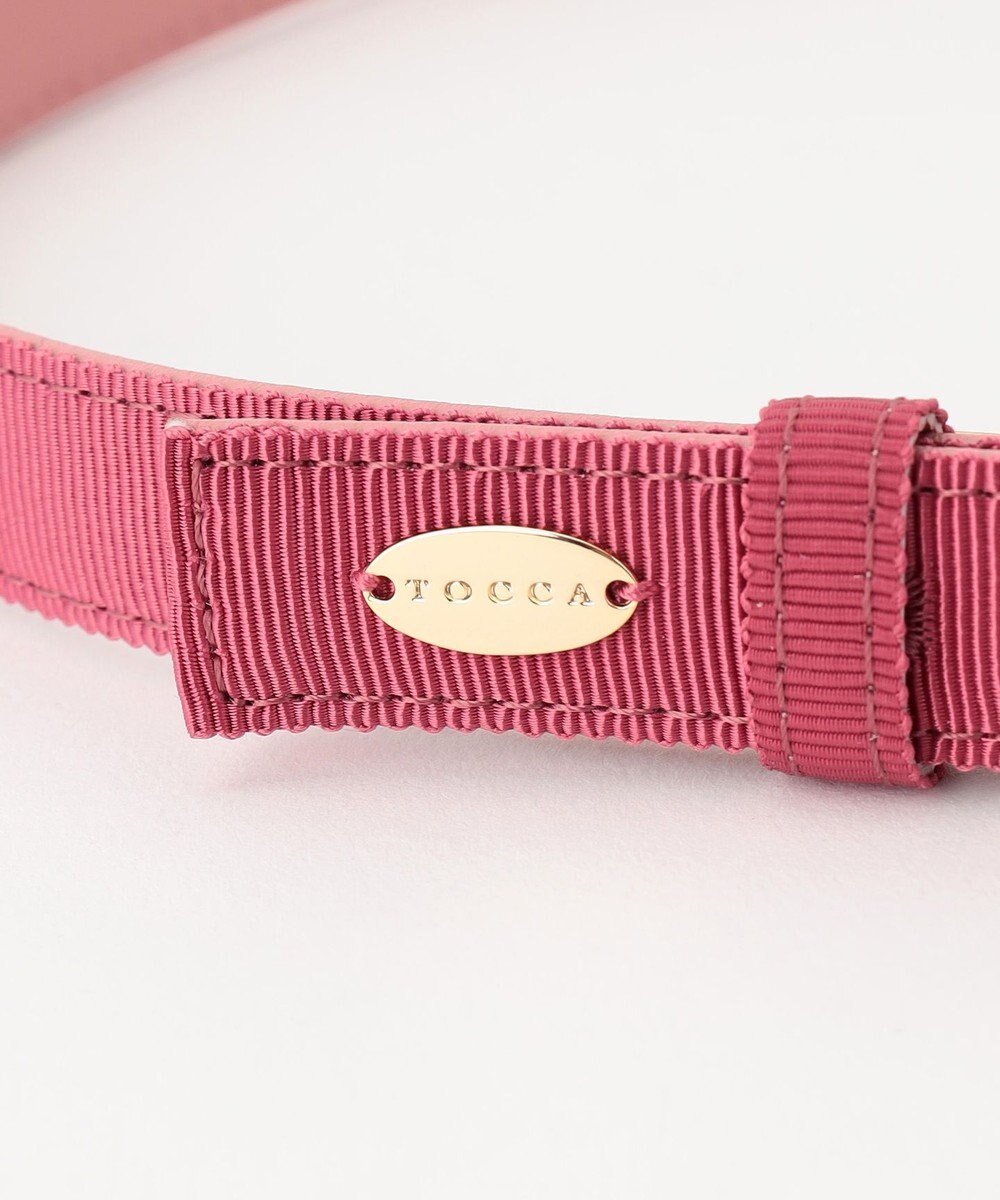 TOCCA CLOVER BUCKLE RIBBON BELT ベルト 