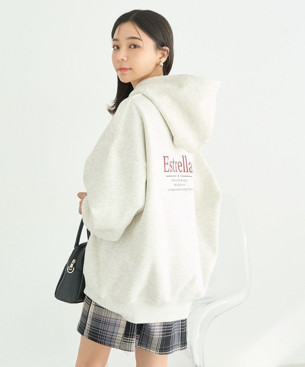 earth music&ecology アソートロゴフーディー 