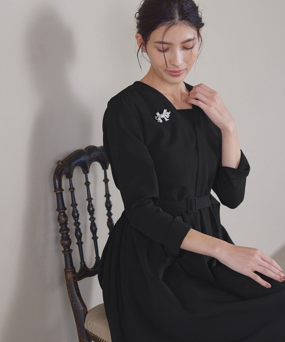 Tiaclasse ウェーブリボン ブローチ 