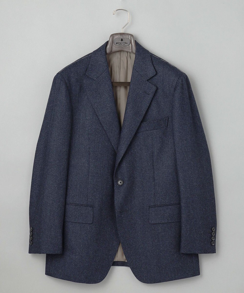 GOTAIRIKU 新色追加【一部ストレッチ】カシミヤブレンド 定番ツイードジャケット(25年モデル) 