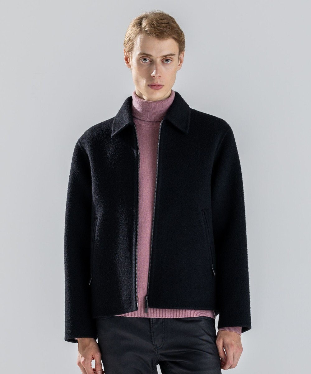 JOSEPH HOMME 【新素材】ウールキャメルリバー　ジップアップブルゾン 