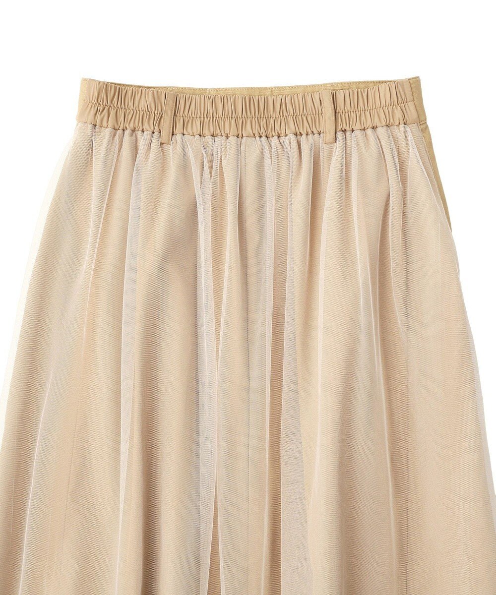 YECCA VECCA 異素材MIXロングスカート 