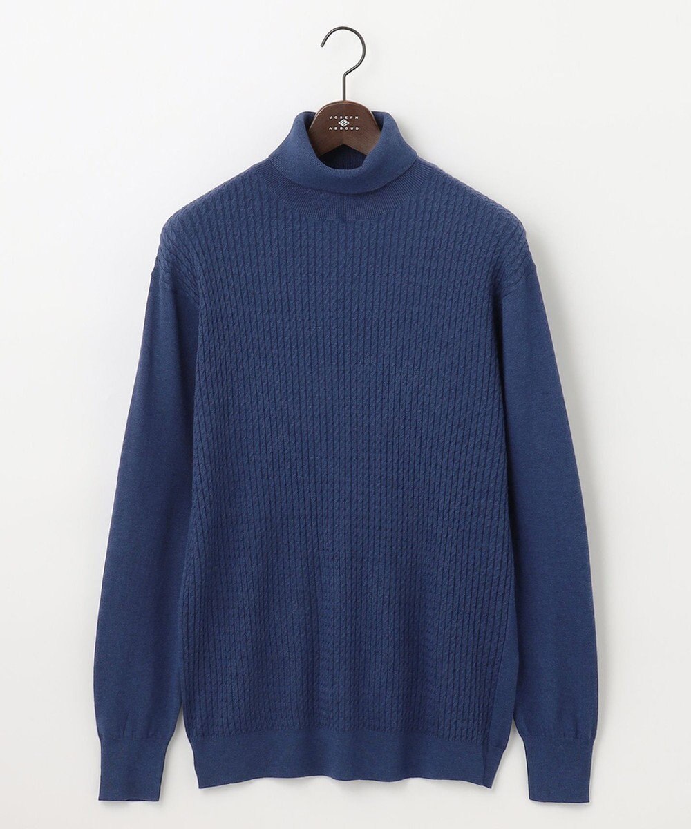 JOSEPH ABBOUD 【キングサイズ・チクチクしないタートルネック/イージーケア/3シーズン対応】 コンフォートタートルネックセーター 