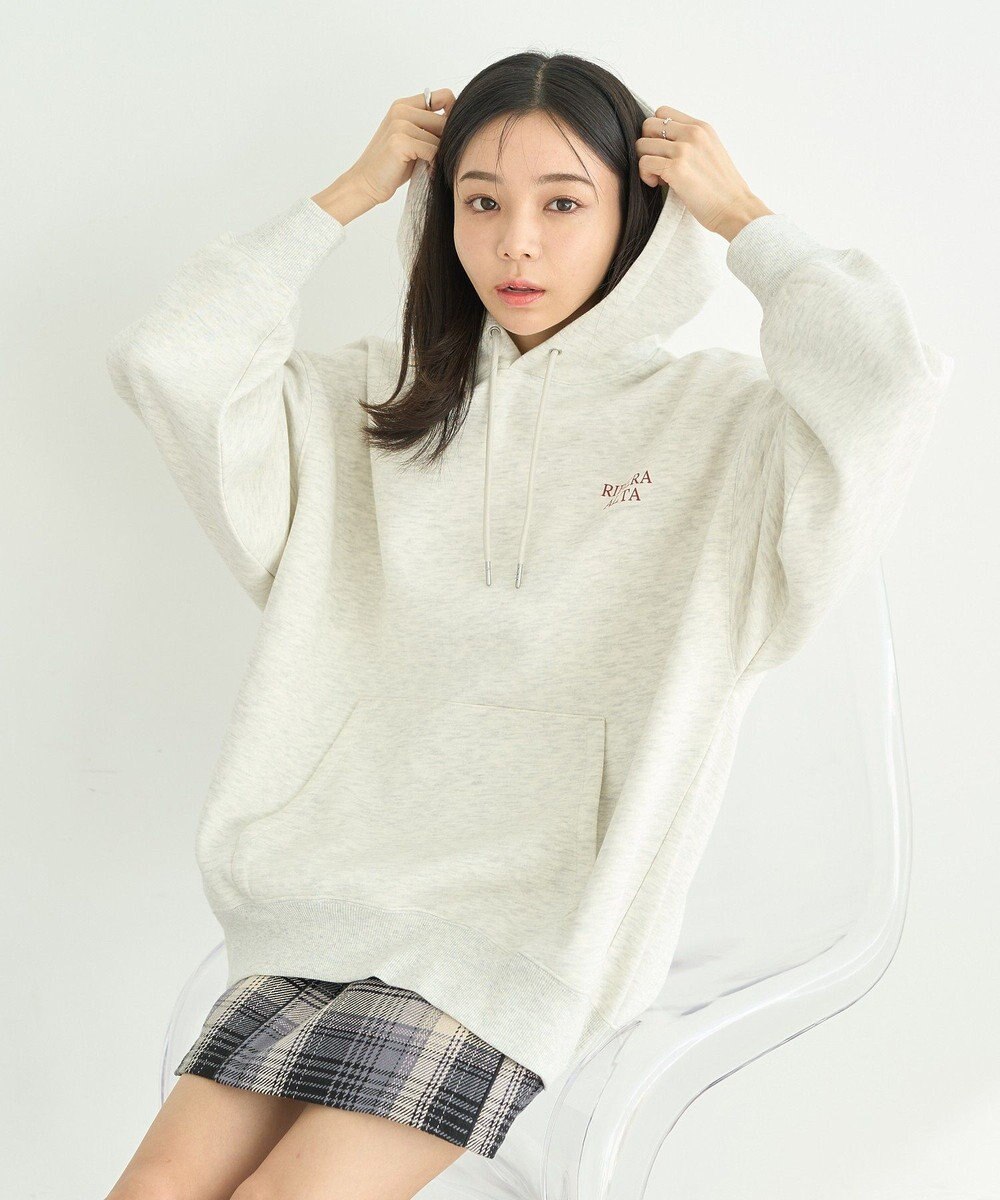 earth music&ecology アソートロゴフーディー 