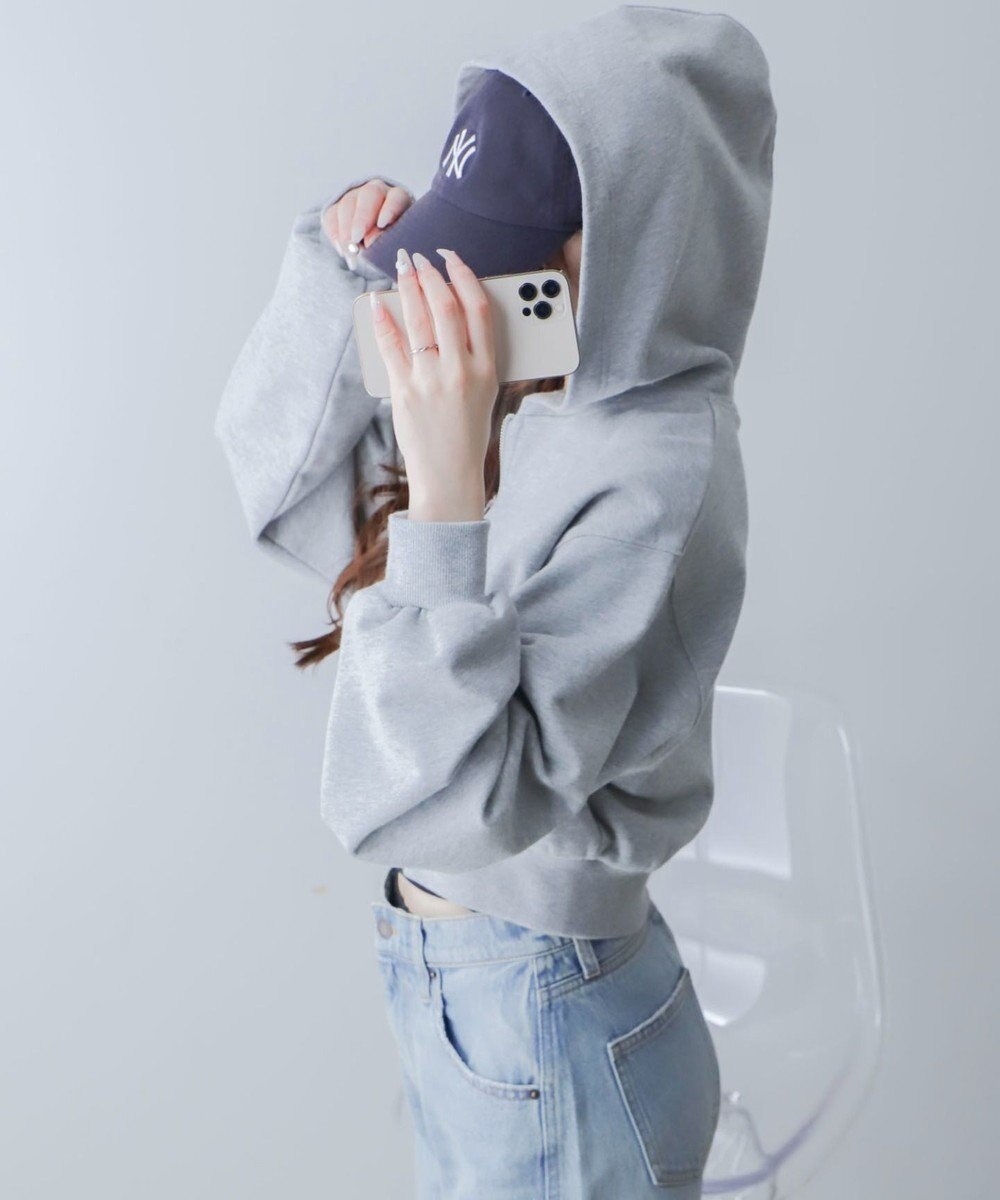 WEGO ショートZIPパーカー 