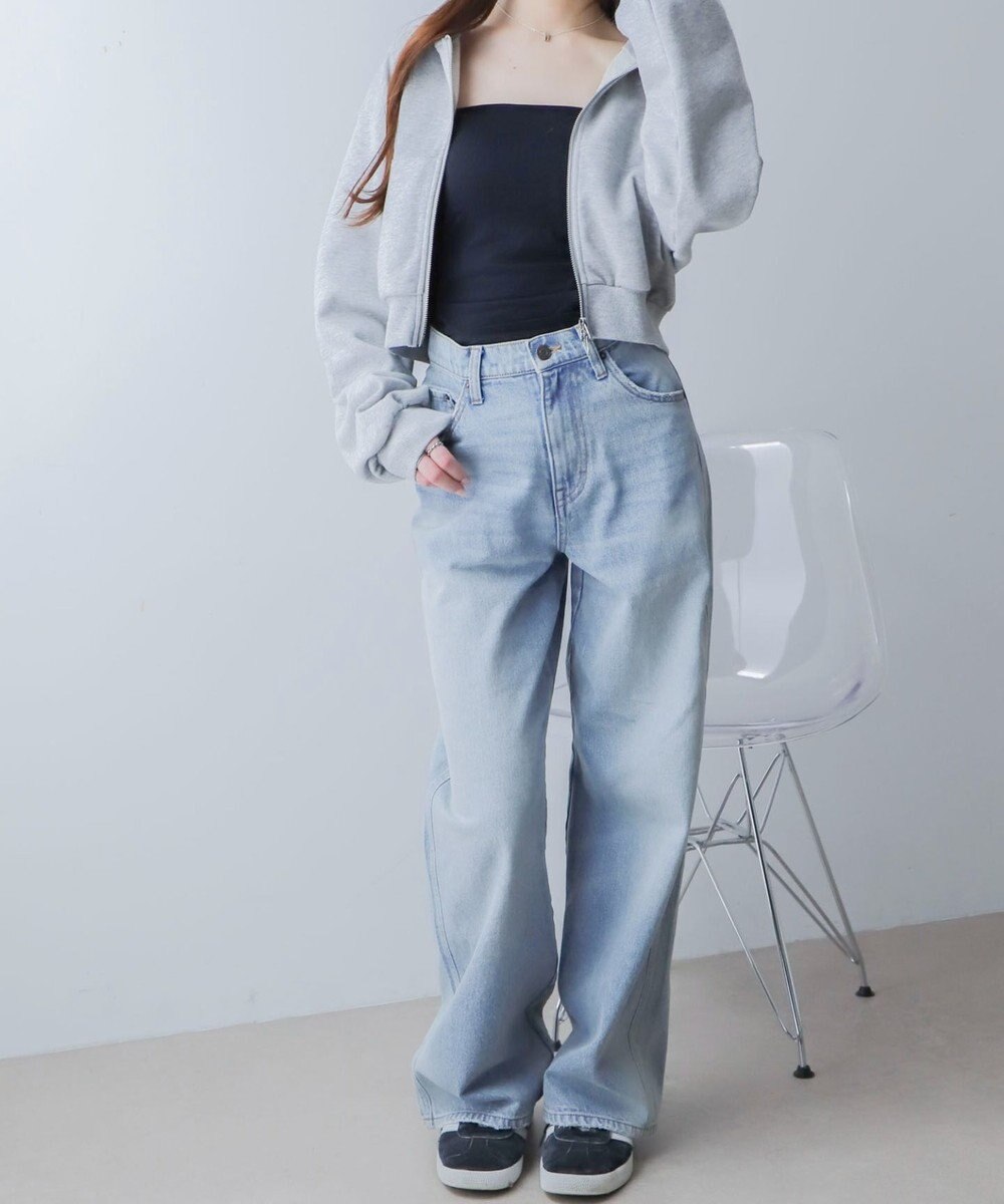 WEGO ショートZIPパーカー 