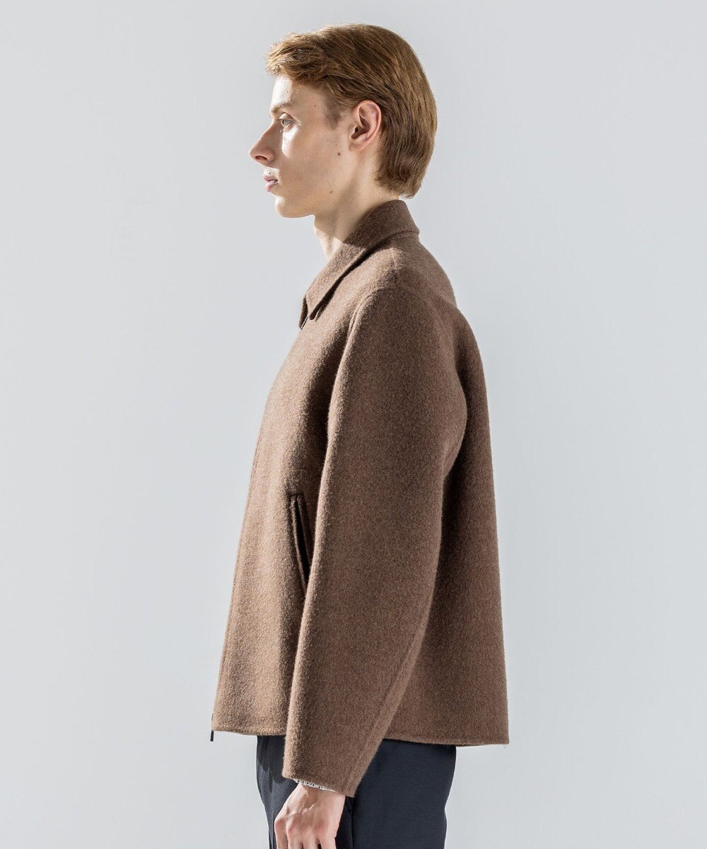 JOSEPH HOMME 【新素材】ウールキャメルリバー　ジップアップブルゾン 