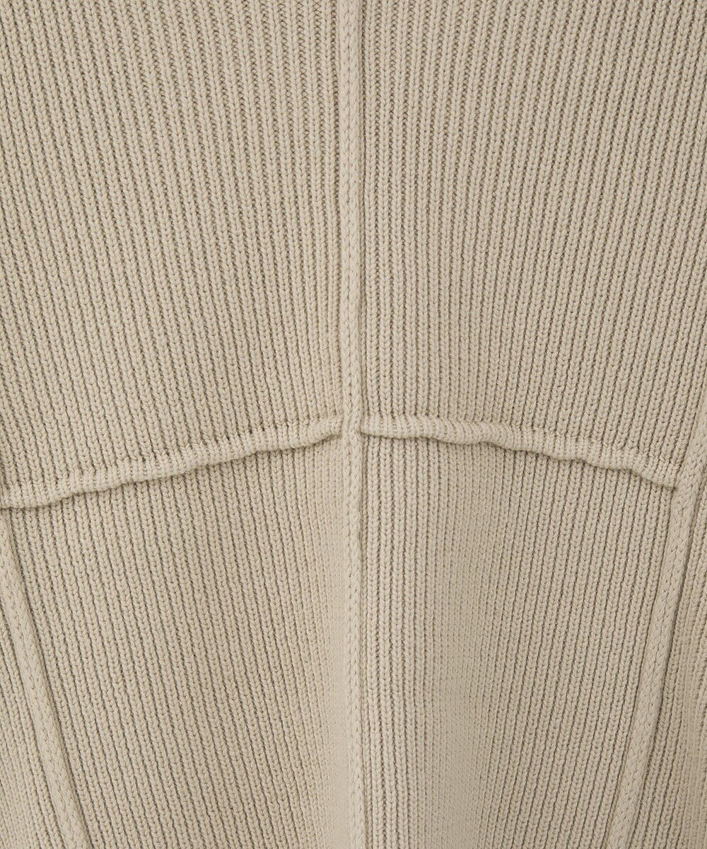 Green Parks リブ切替Ｖネックニットプルオーバー 