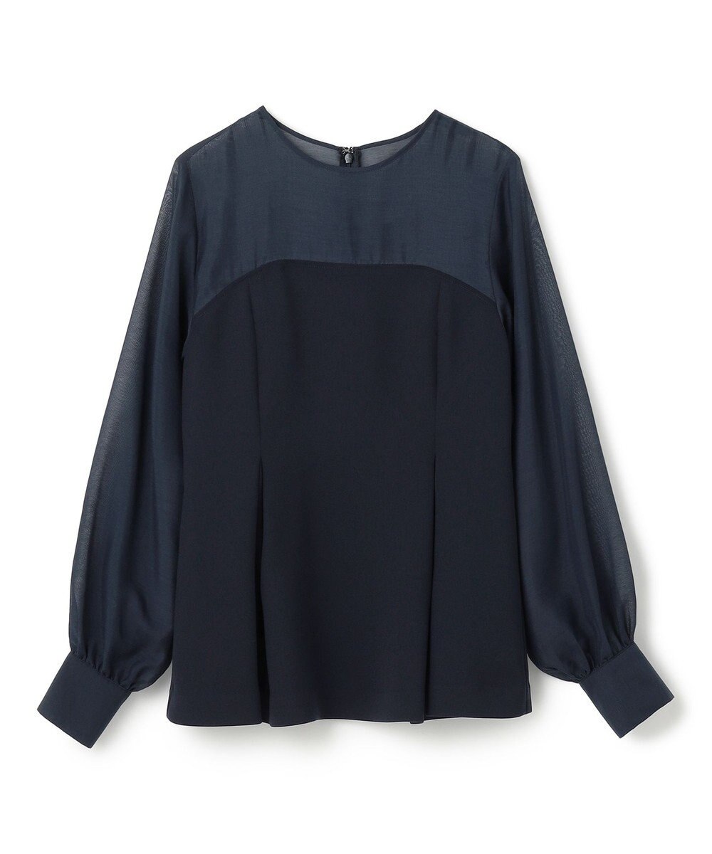 uncrave 【防シワ・洗濯機洗い可】ウォッシャブルダブルクロス ビスチェ ブラウス 