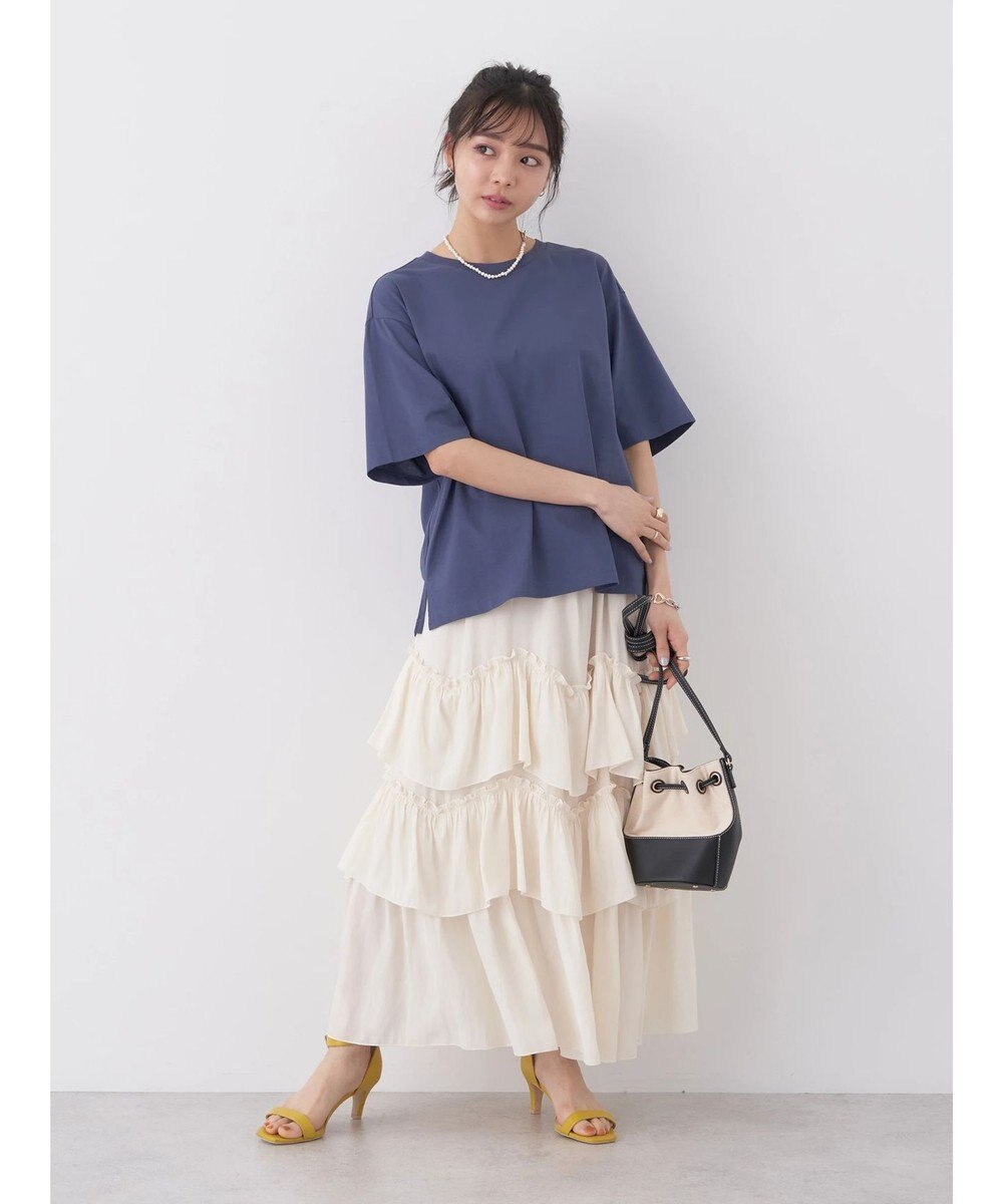 earth music&ecology ＢＯＸシルエットＴ（汗じみ防止） 