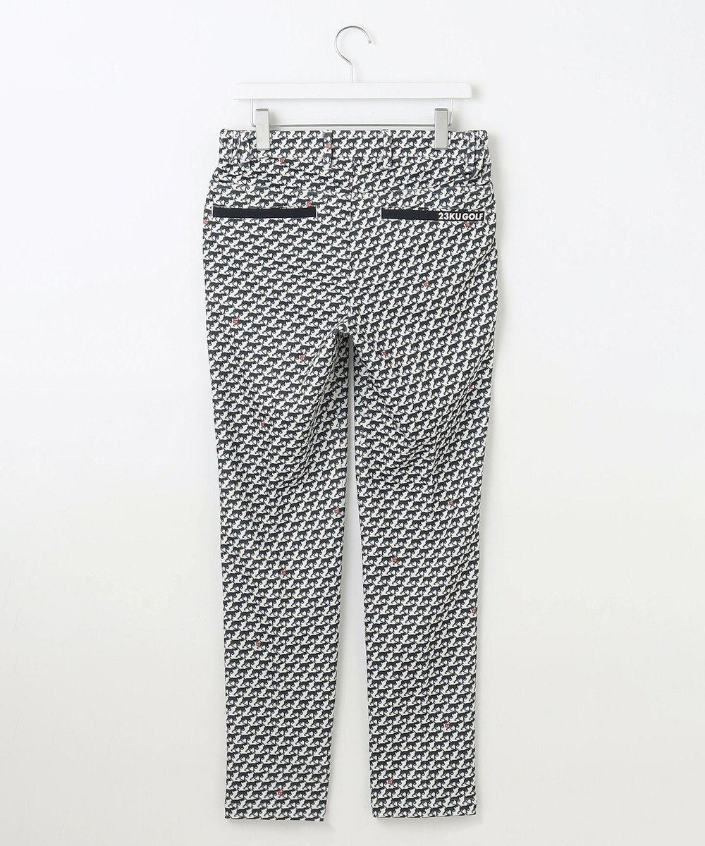 23区GOLF 【MEN】【ストレッチ】ハンタードッグ柄 パンツ 