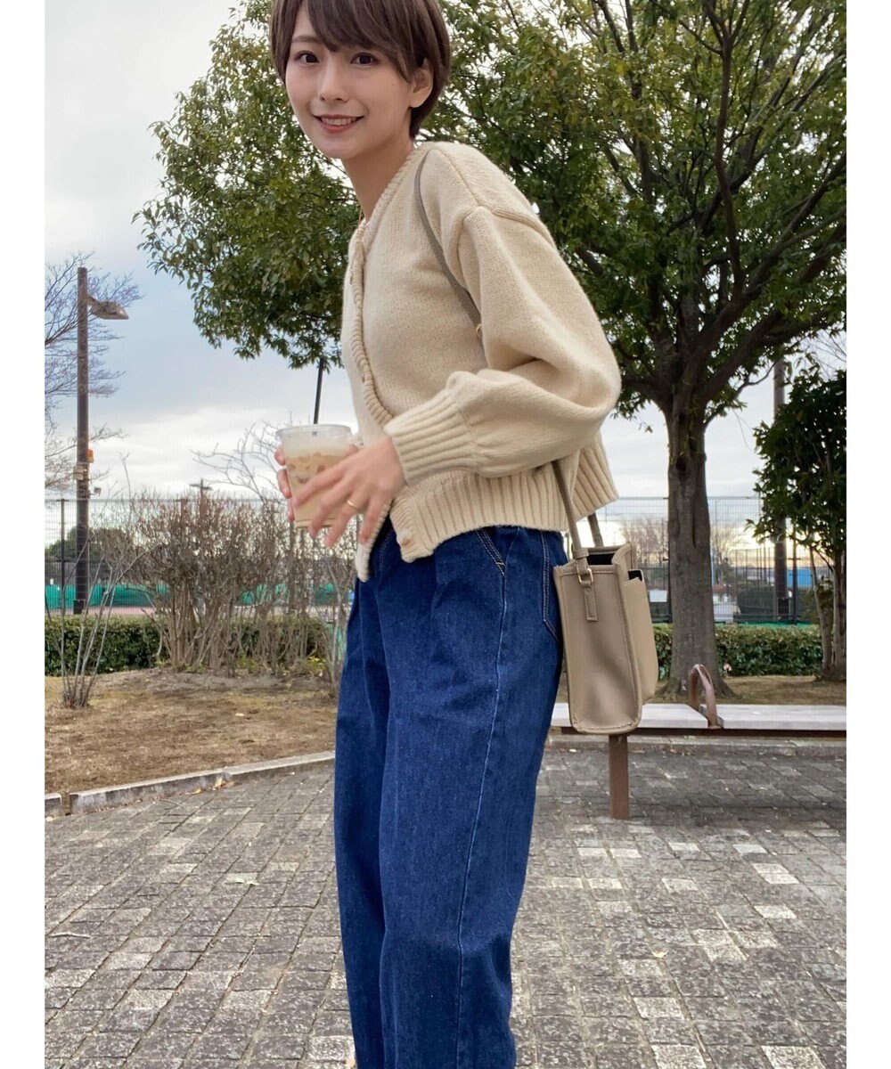 Green Parks クルーネックカーディガン 