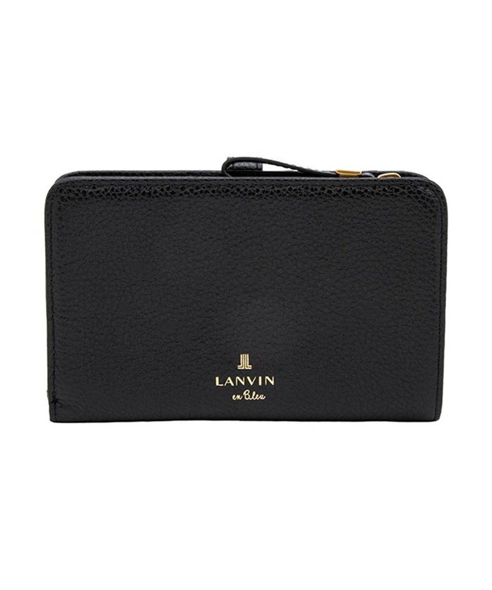 LANVIN en Bleu リュバン 二つ折り財布 