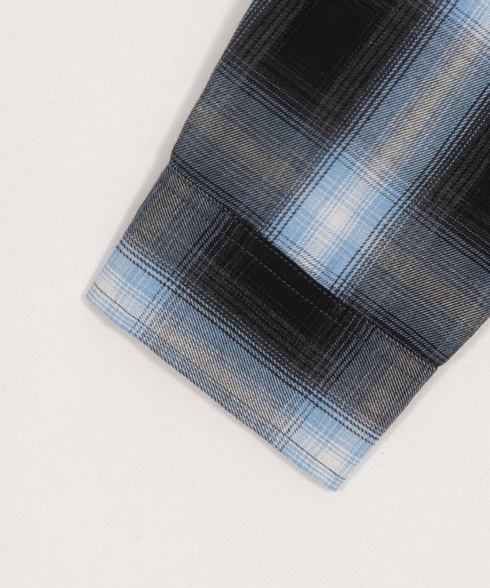 WEGO フードチェックシャツ 